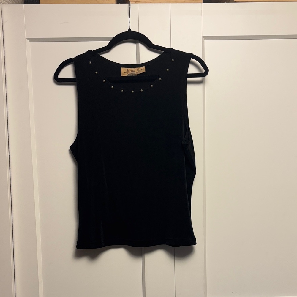 Black Sleeveless Top
